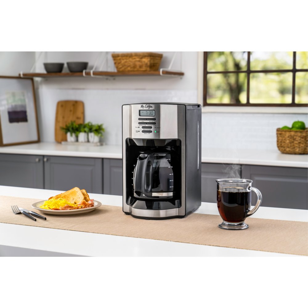 Mr. Coffee®12-Cup Programmable Coffee Maker with Rapid Brew System